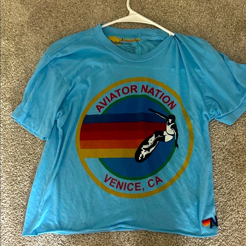 Aviator Nation T-Shirt Blue